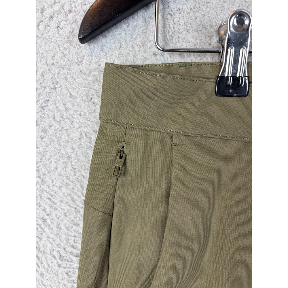 Fabletics Pants Mens 32x32 Green Performance Polyester Zip Pocket Slim Tapered - Picture 5 of 10